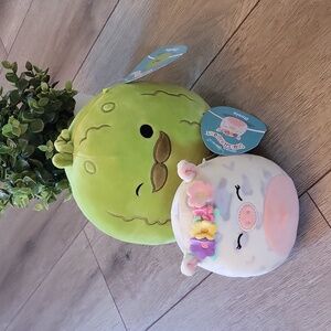 Charles and Rosie l squishmallow l 2 items l new w tags l